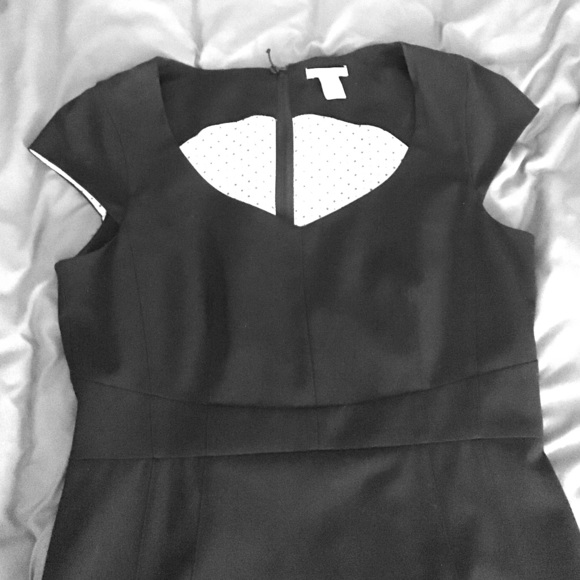 Hot retro black sheath dress