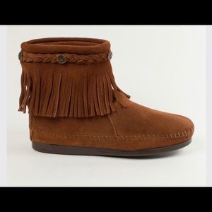 Fringed Booties