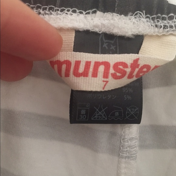 Munster Kids striped leggings size 7 for girls - Picture 2 of 3