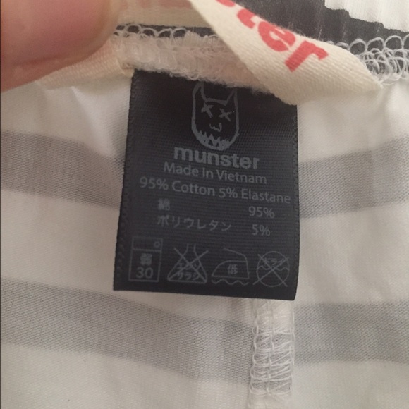 Munster Kids striped leggings size 7 for girls - Picture 3 of 3