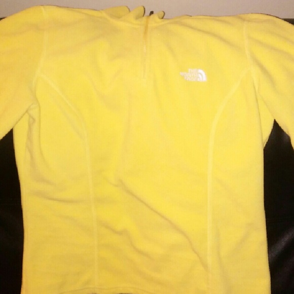 Yellow Women's North Face Fleece
