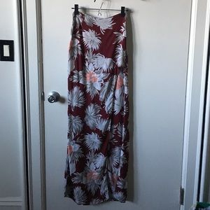 Reformation Hawaiian maxi skirt