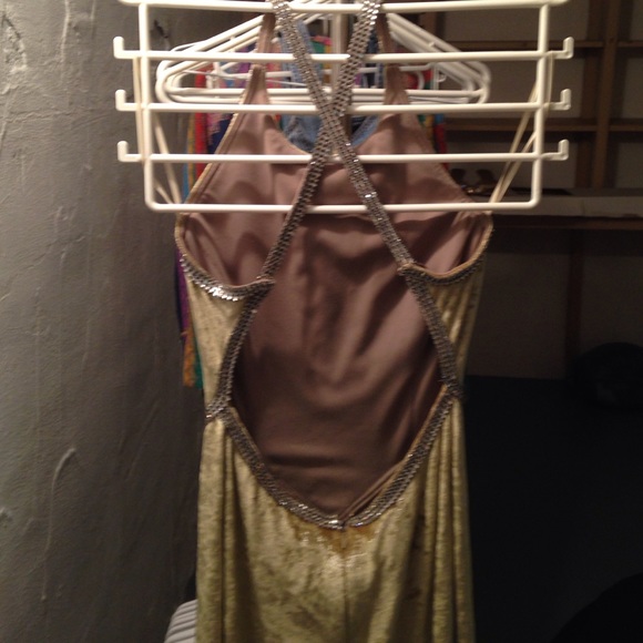 Janine London Rhinestone rare gown - Picture 2 of 4