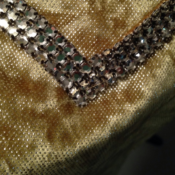 Janine London Rhinestone rare gown - Picture 1 of 4