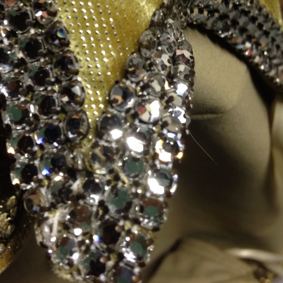 Janine London Rhinestone rare gown - Picture 3 of 4