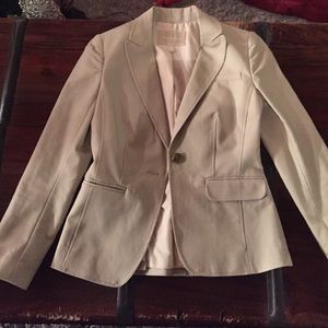 size 2 tan blazer banana republic