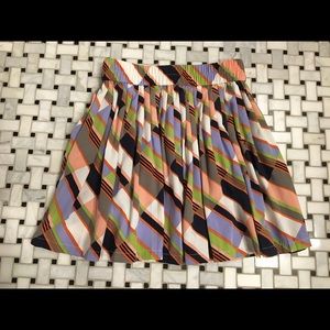 Banana Republic pleated a-line skirt, size 2p