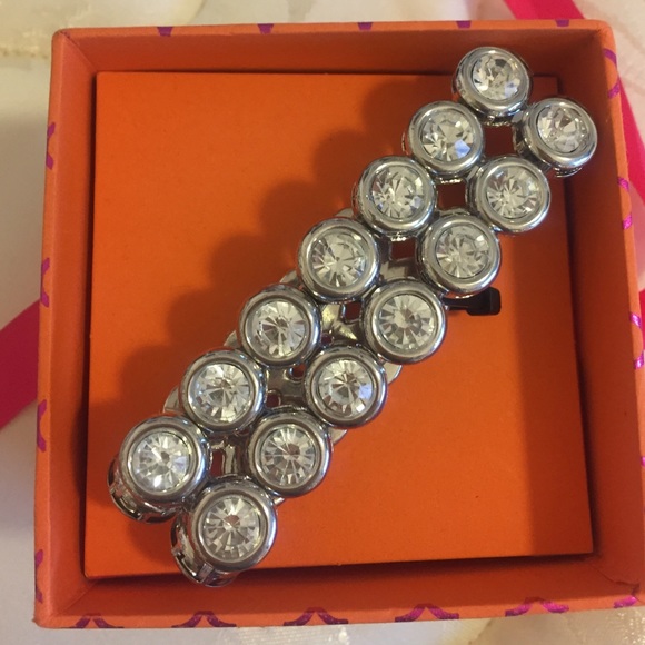 Silver rhinestone bracelet