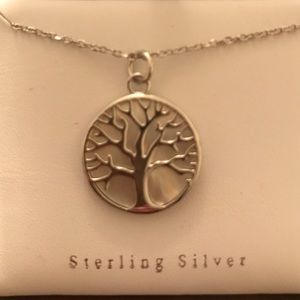 Sterling Silver Tree Of Life Necklace