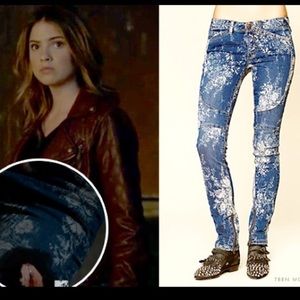 ‼️Flash Sale‼️Rare FreePeople Moto Skinny Jeans