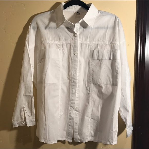 Classic White Collared Dress Shirt Never Worn
