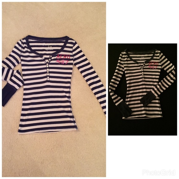Long Sleeve Knit Top - Aeropostale