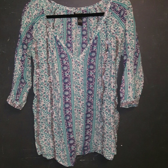 Boho Lucky Brand blouse