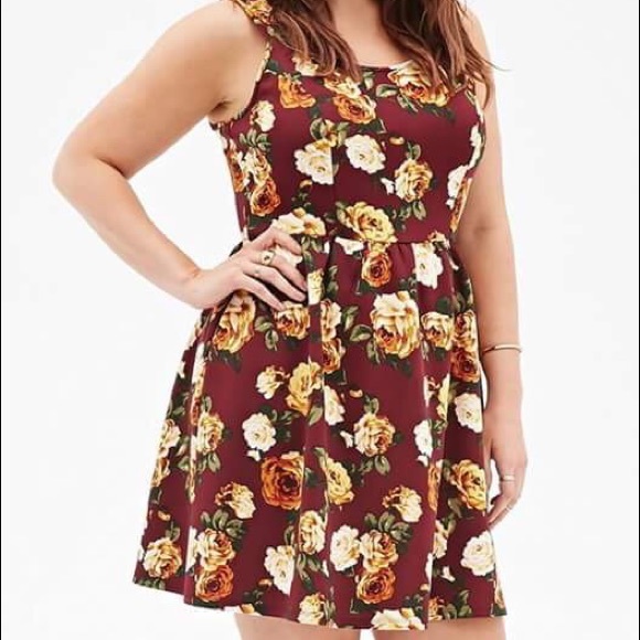 PLUS SIZE FLORAL DRESS 👘
