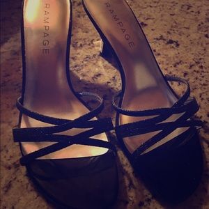 Cute Rampage Glittery Heels