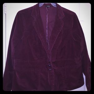 Stylish burgundy blazer