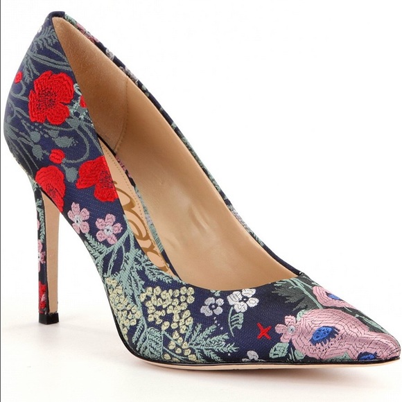 sam edelman floral pumps