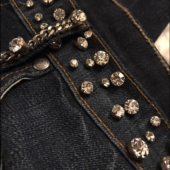 Swarovski Crystal Waistband A7 Jeans - Picture 2 of 4
