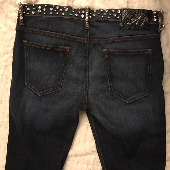 Swarovski Crystal Waistband A7 Jeans - Picture 3 of 4