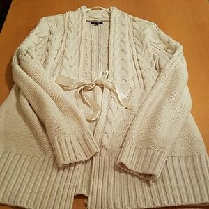 cream colored sweater