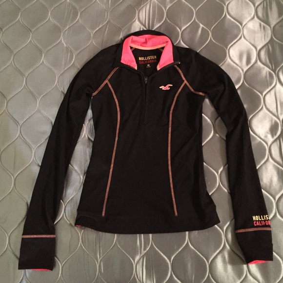 Hollister Quarter Zip Long Sleeve