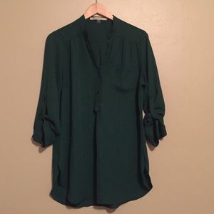 Hunter Green Stitchfix Blouse