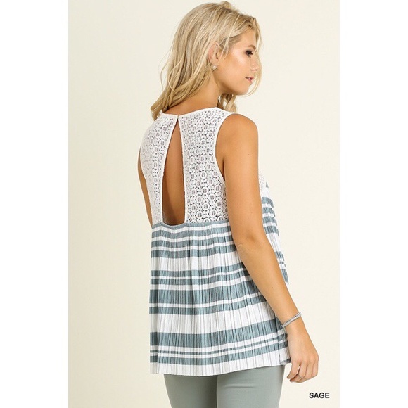 SOLD OUT! Sleeveless Babydoll Top - Picture 3 of 3