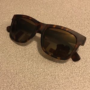 Maui Jim Matte Tortoise Sunglasses