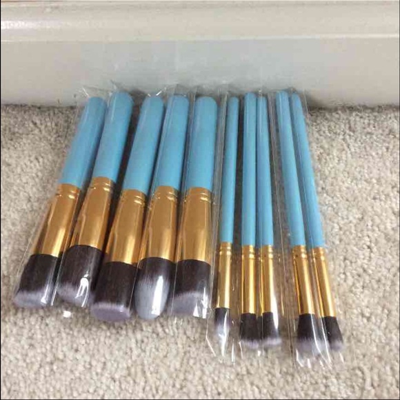 New 10pcs brushes set