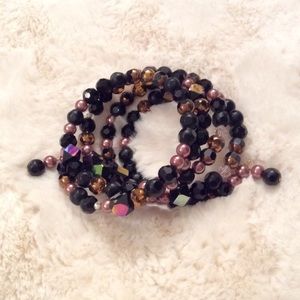 Black and Rose Gold Bracelet