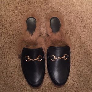 Faux Fur Loafers
