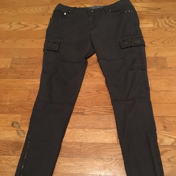 Miss Me gray cargo pants