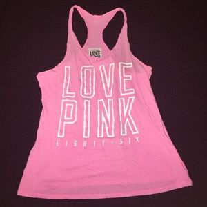VS PINK Racerback Tank Top