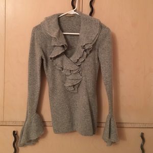 Ruffle sweater