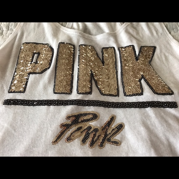 PINK Victoria's Secret Tops - Victoria's Secret Pink Tank Size-L( ? M may ware)