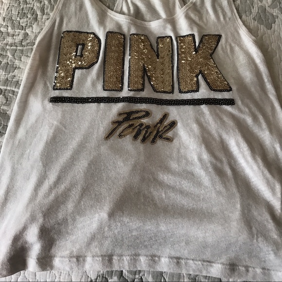 Victoria's Secret Pink Tank Size-L( ? M may ware) - Picture 3 of 3