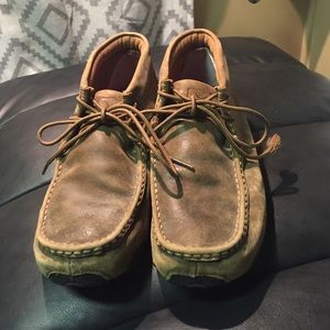 Men's Twisted X Red Buckle driving Mocs