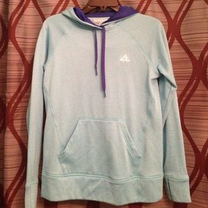 Two adidas hoodies
