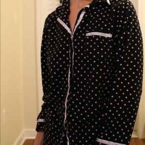 Set of polka-dot winter pjs