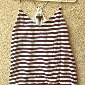 Carrie came in navy stripe