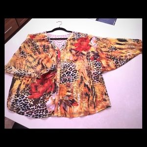 Woman's shear blouse size L