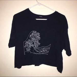 Brandy wave crop top
