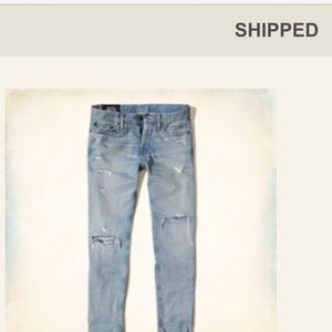 Hollister ripped jeans