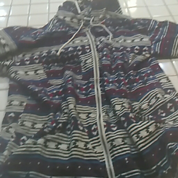 Tribal hood jacket