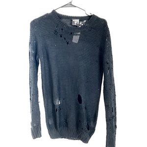 JUST IN! NWT LF Original Sin Distressed Sweater