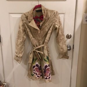 Desigual thin rain coat/spring jacket