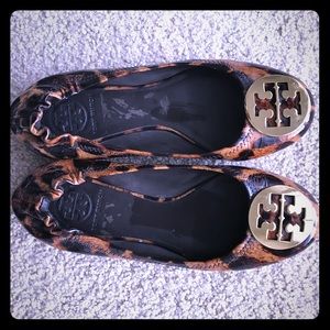 Tory Burch Cheetah print Reva flat