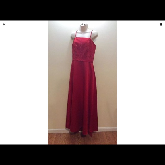 Alfred Angelo Bridesmaid/Prom Dress Cherry Red 10
