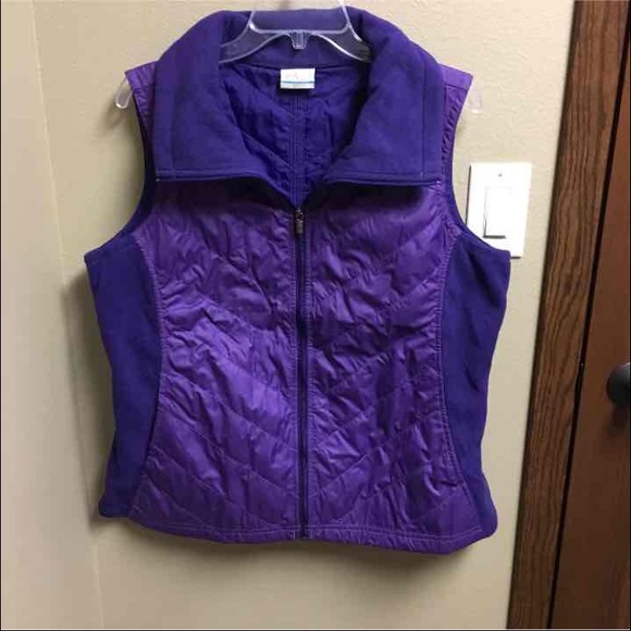 purple columbia vest