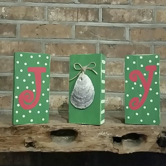 JOY Christmas decoration